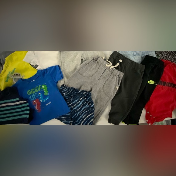 17 Piece Toddler Boys Bundle 12mos - 24mos - Picture 2 of 10